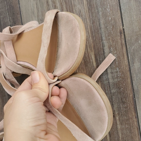 Steve Madden Blush Lace Up Sandals - Picture 5 of 13